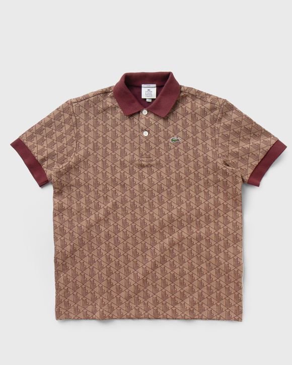 Lacoste ribbed hotsell collar polo