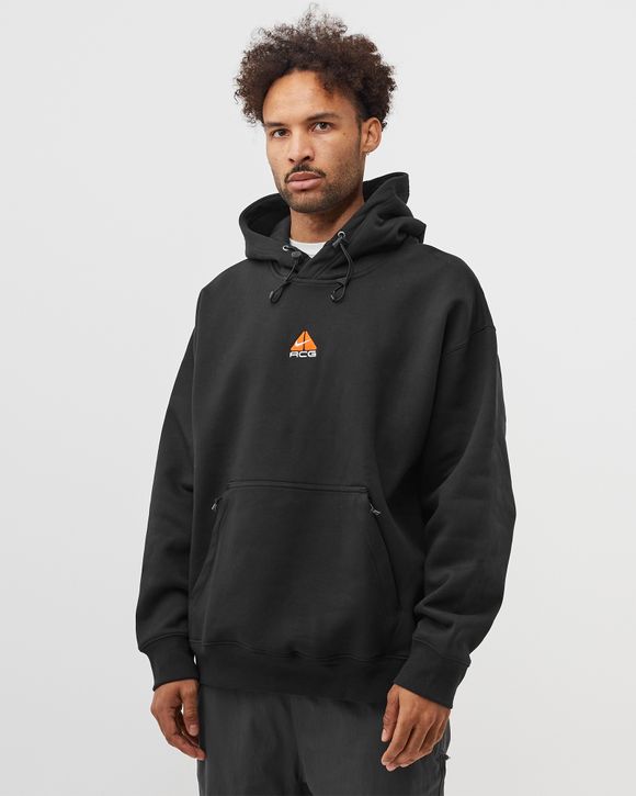 Nike ACG Therma-FIT Fleece Pullover Hoodie Black - BLACK/DK SMOKE  GREY/SUMMIT WHITE