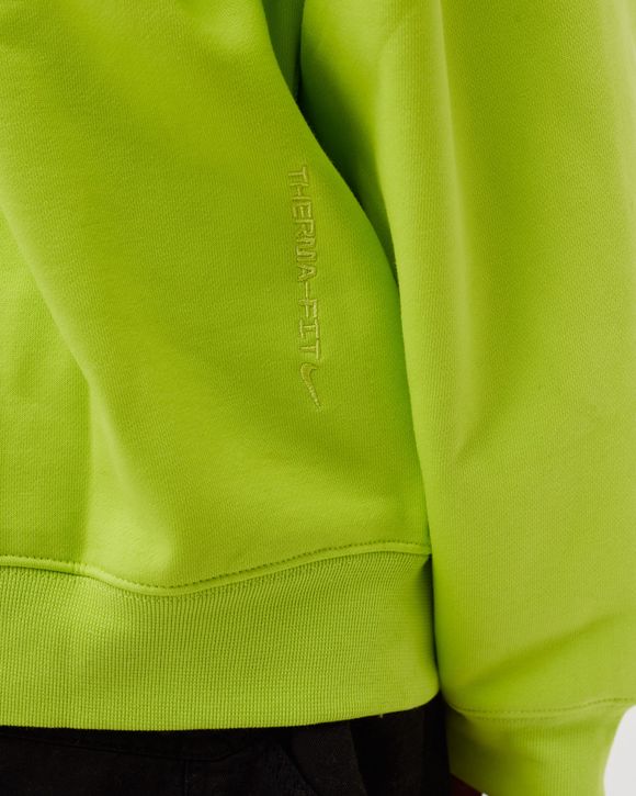 Nike therma fit hoodie neon online green