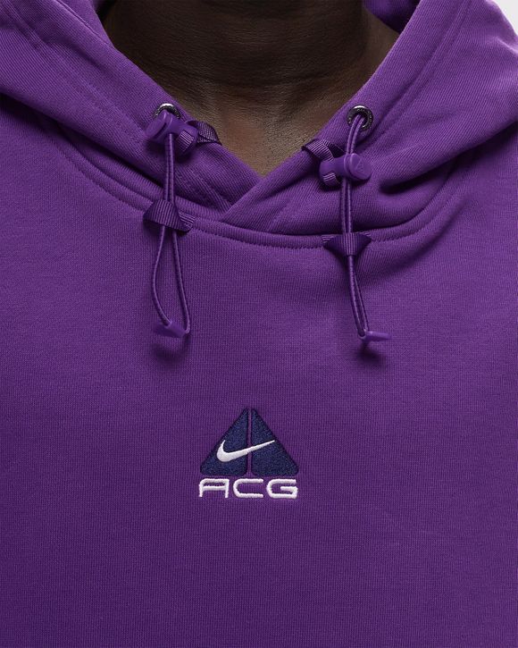 Unisex Nike ACG Therma-FIT Fleece Pullover Hoodie in Purple, Size: 2XL | DH3087-599