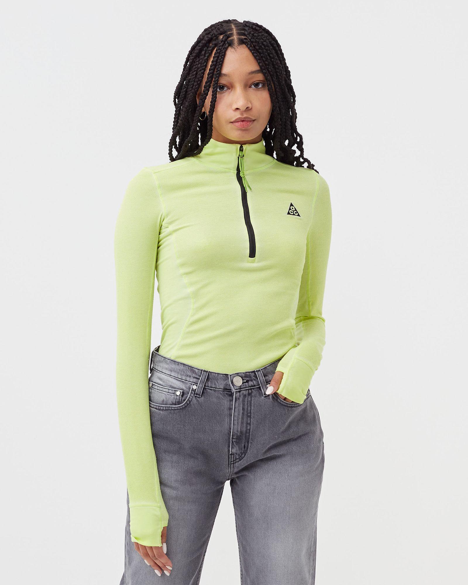 WMNS ACG 'Steeple Rock' HALF Zip Base Layer