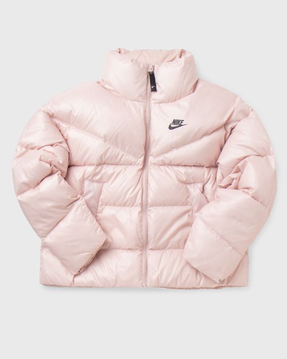 Nike pink and white jacket best sale