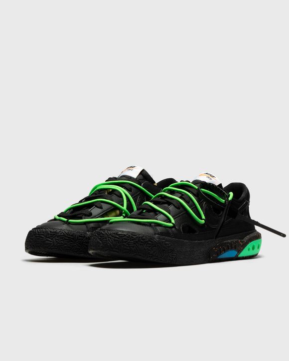 Nike Nike x Off-White Blazer Low '77 Black - BLACK/BLACK-ELECTRO GREEN