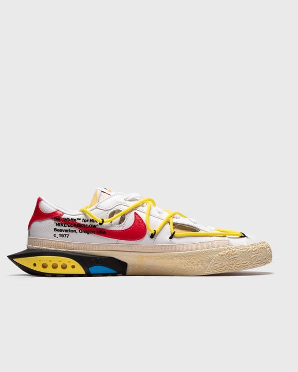 Nike Nike x Off-White Blazer Low '77 White - WHITE/UNIVERSITY RED-OPTI  YELLOW-FOSSIL