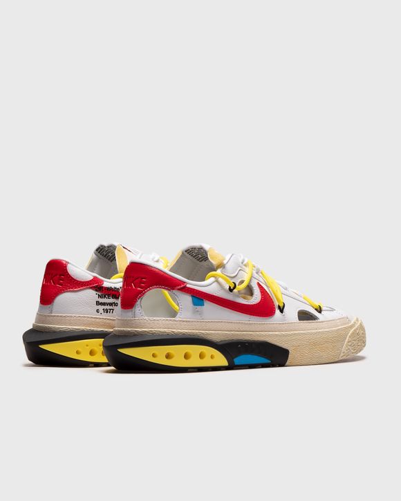 Nike Nike x Off White Blazer Low 77 White WHITE UNIVERSITY RED OPTI YELLOW FOSSIL