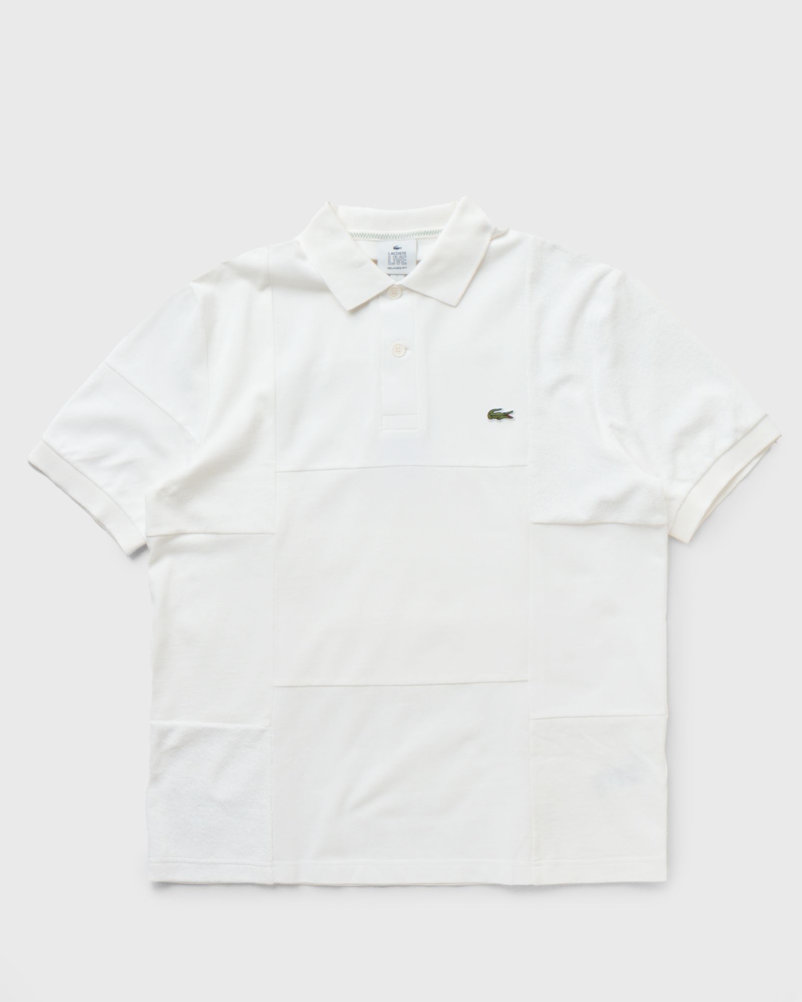 SHORT SLEEVED RIBBED COLLAR SHIRT