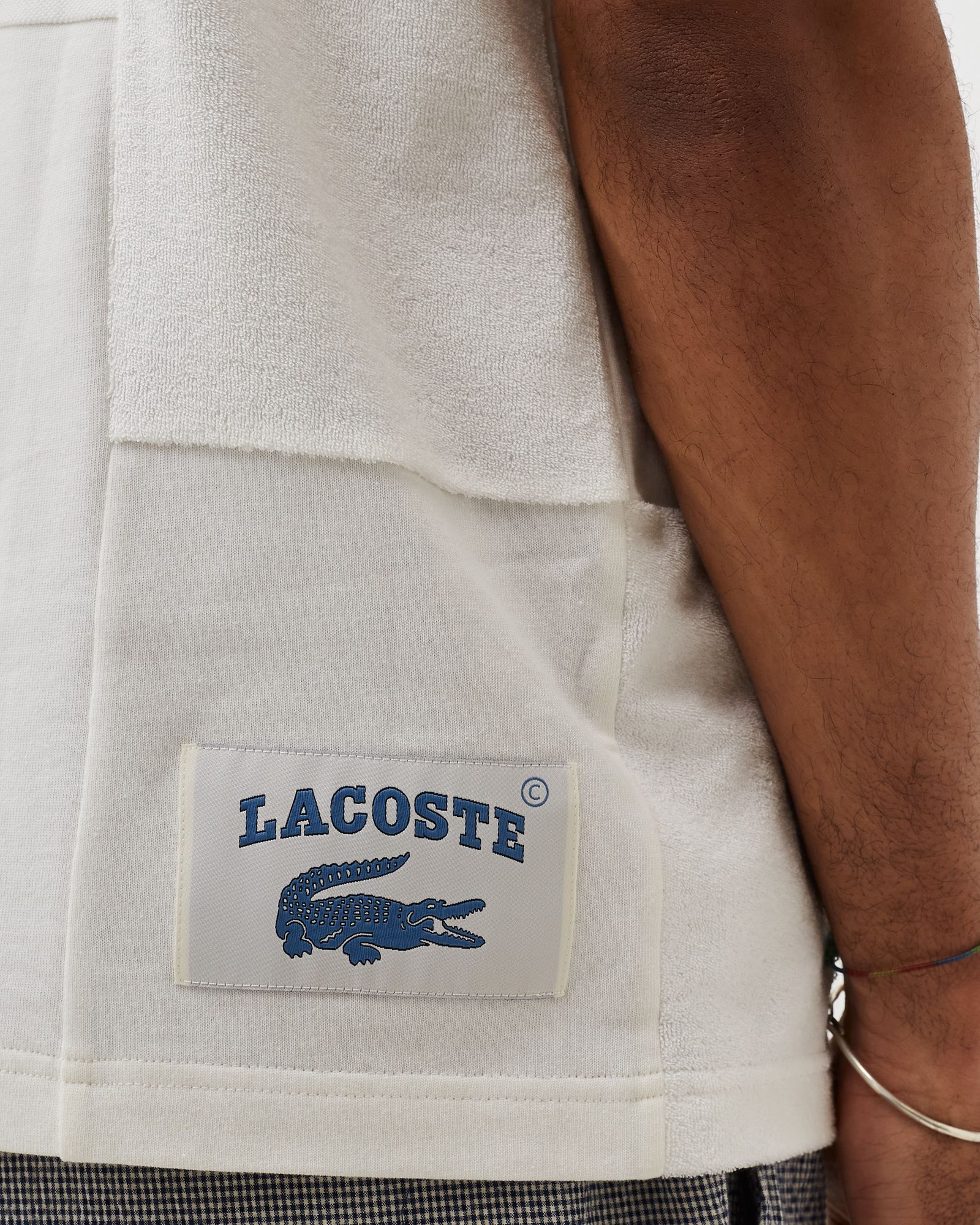 SHORT SLEEVED RIBBED COLLAR SHIRT