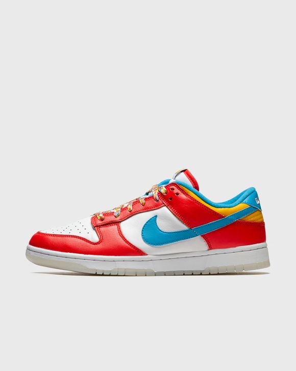 Nike DUNK LOW QS 'Fruity Pebbles' LeBron Edition Red - HABANERO RED/LASER  BLUE-WHITE