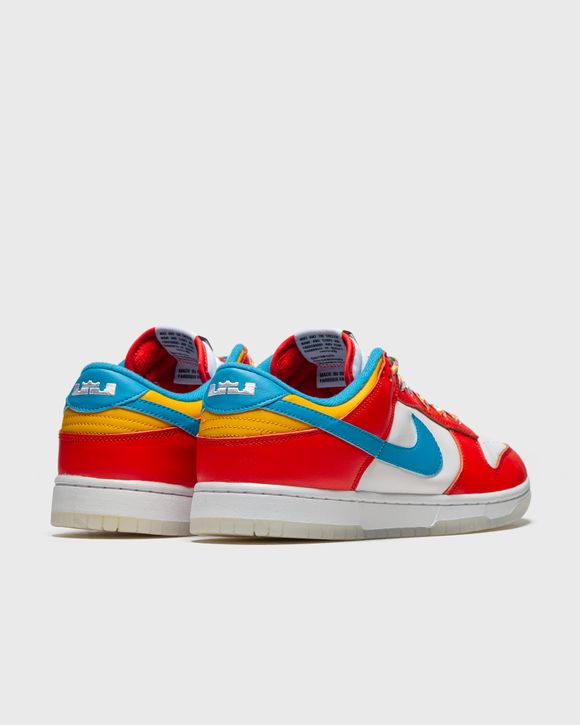 Nike DUNK LOW QS 'Fruity Pebbles' LeBron Edition Red - HABANERO RED/LASER  BLUE-WHITE