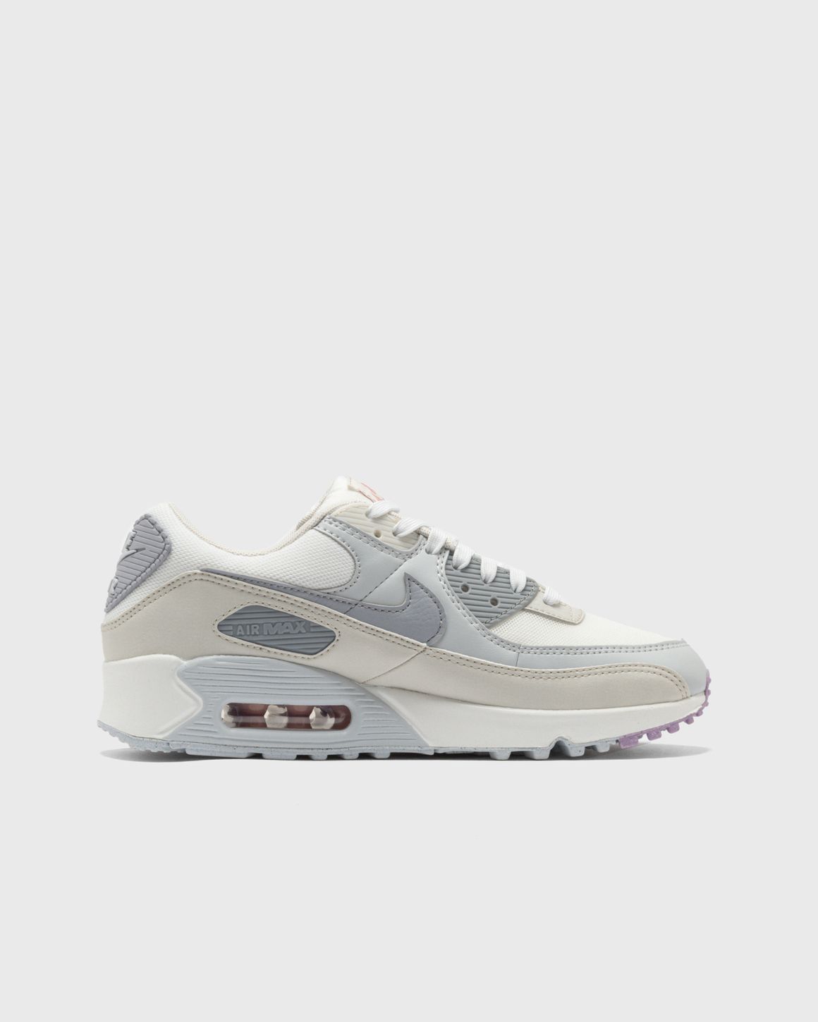 Nike WMNS AIR MAX 90 White SUMMIT WHITE WOLF GREY BEYOND PINK