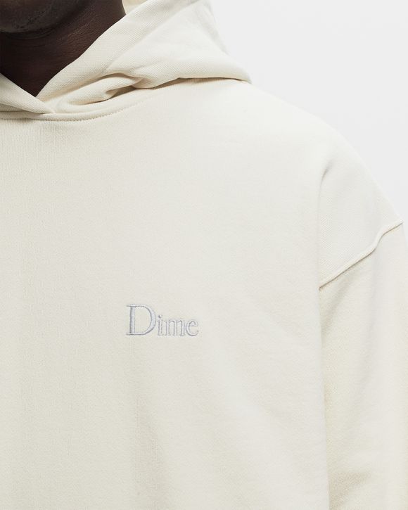 Dime MTL Classic Small Logo Hoodie Beige | BSTN Store