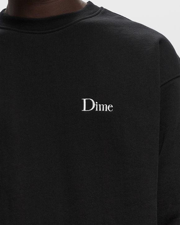 Dime MTL Classic Small Logo Crewneck Black | BSTN Store