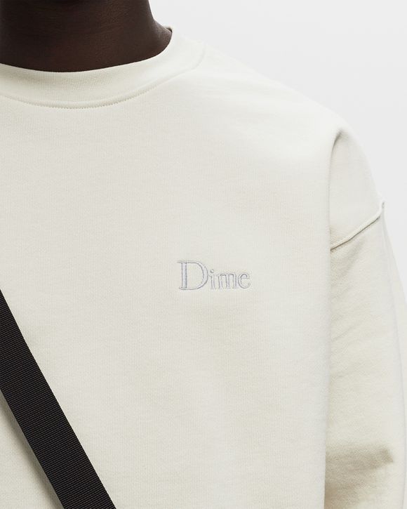 Dime MTL Classic Small Logo Crewneck Beige - NATURAL