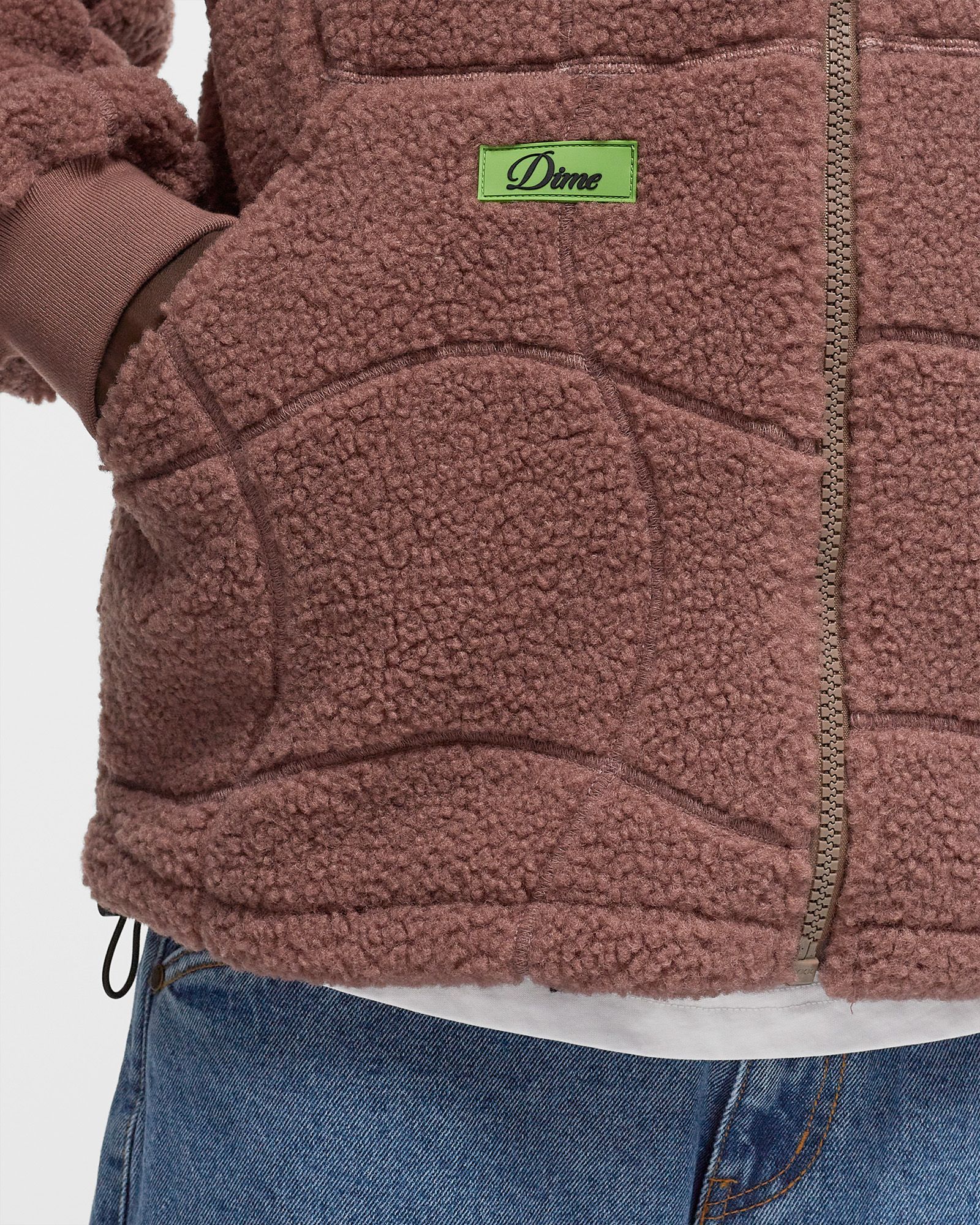 Coverstich Sherpa Fleece
