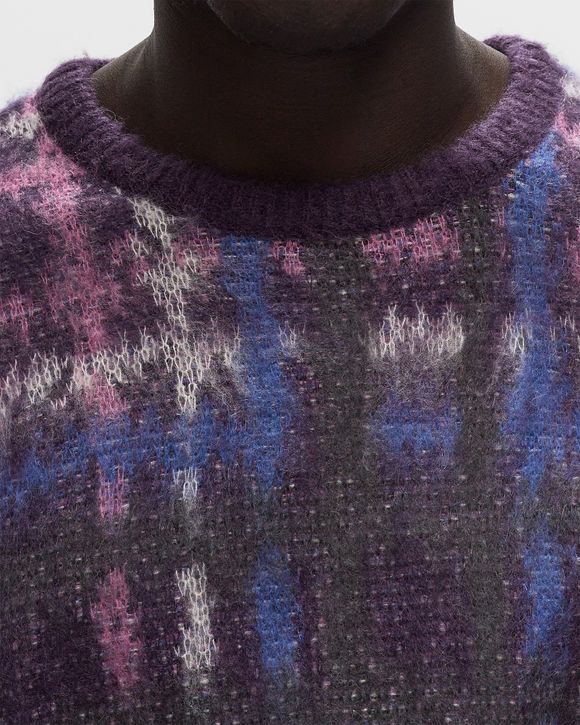 Plaid Mohair Knit