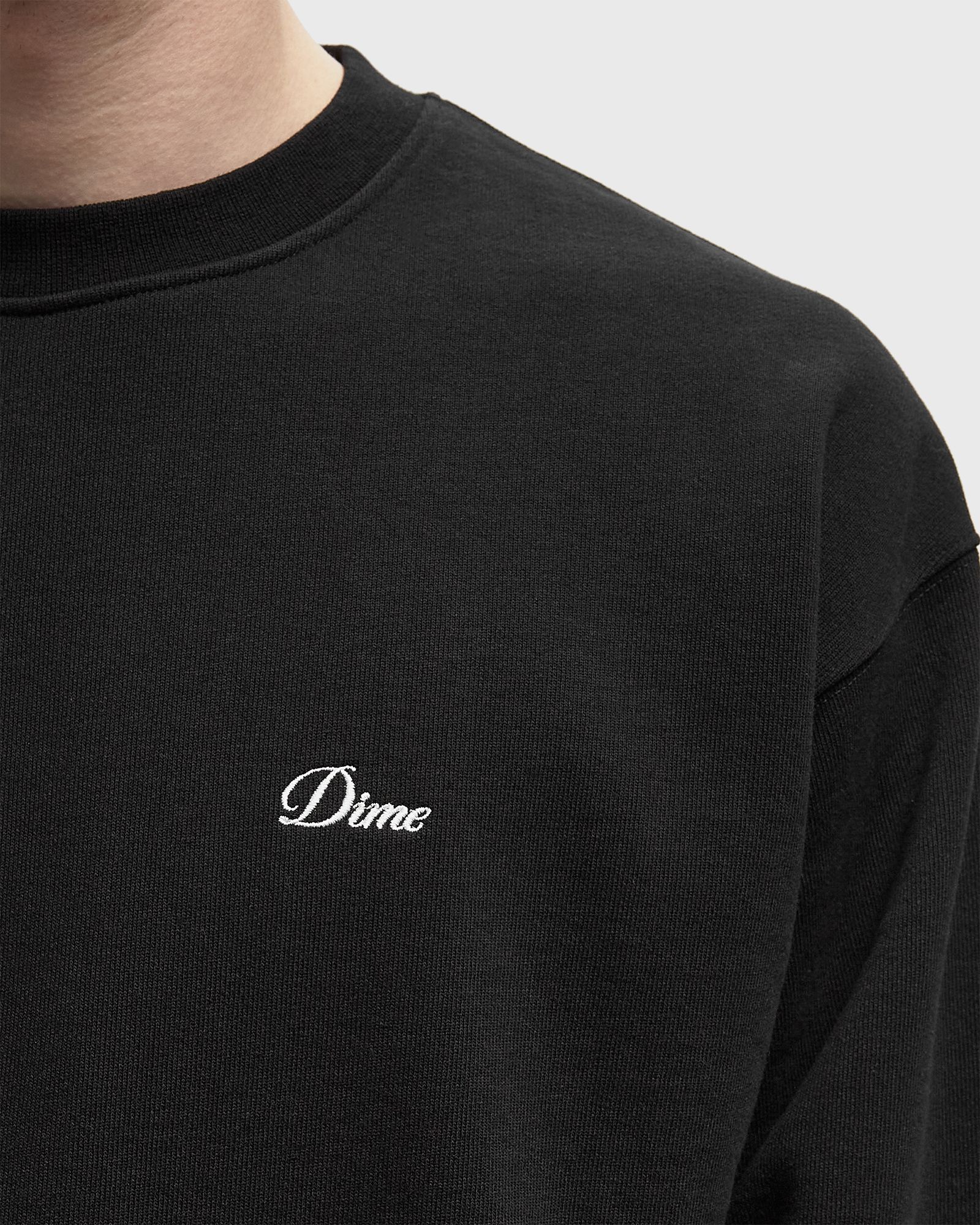 Cursive Small Logo Crewneck