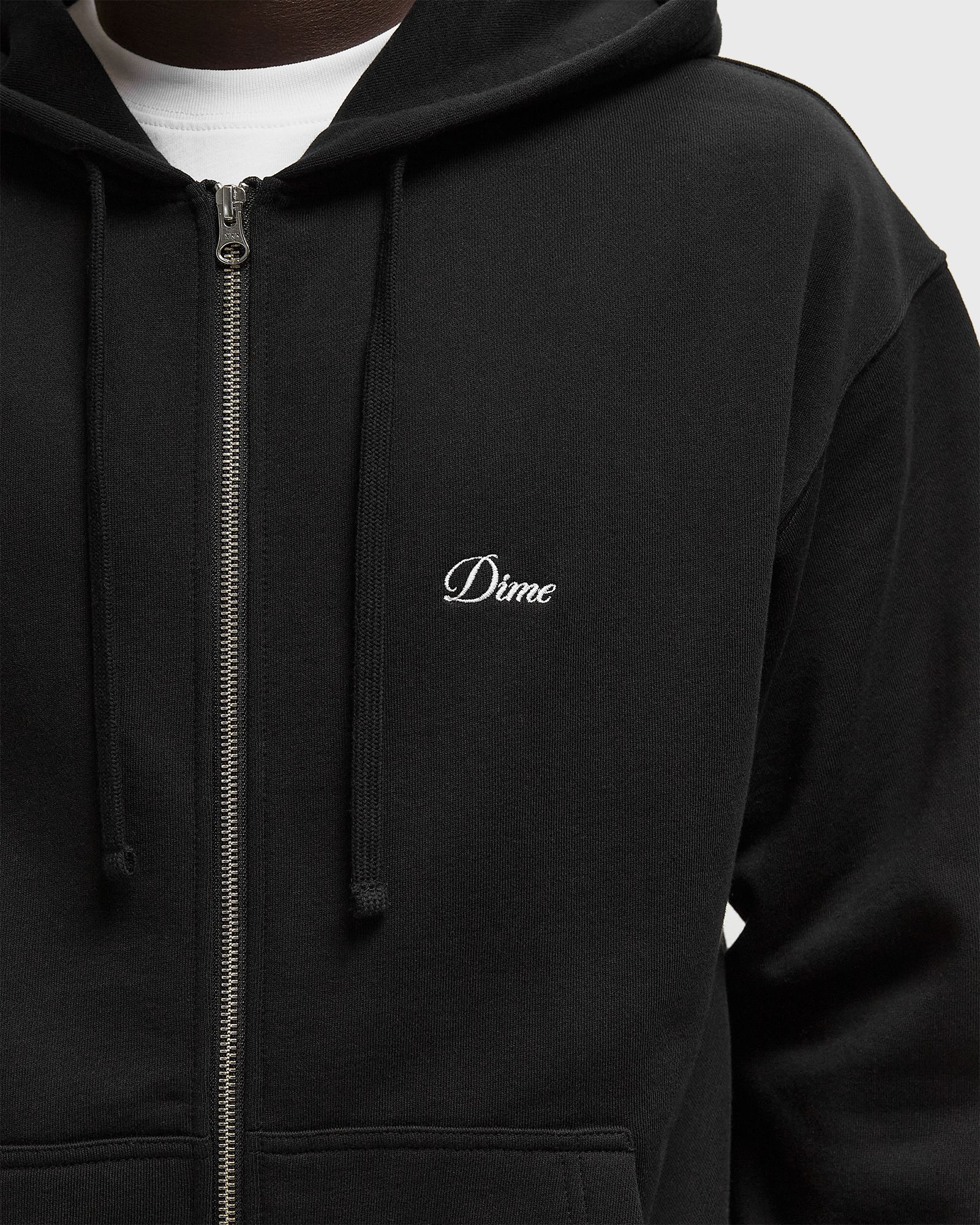 Cursive Zip Hoodie