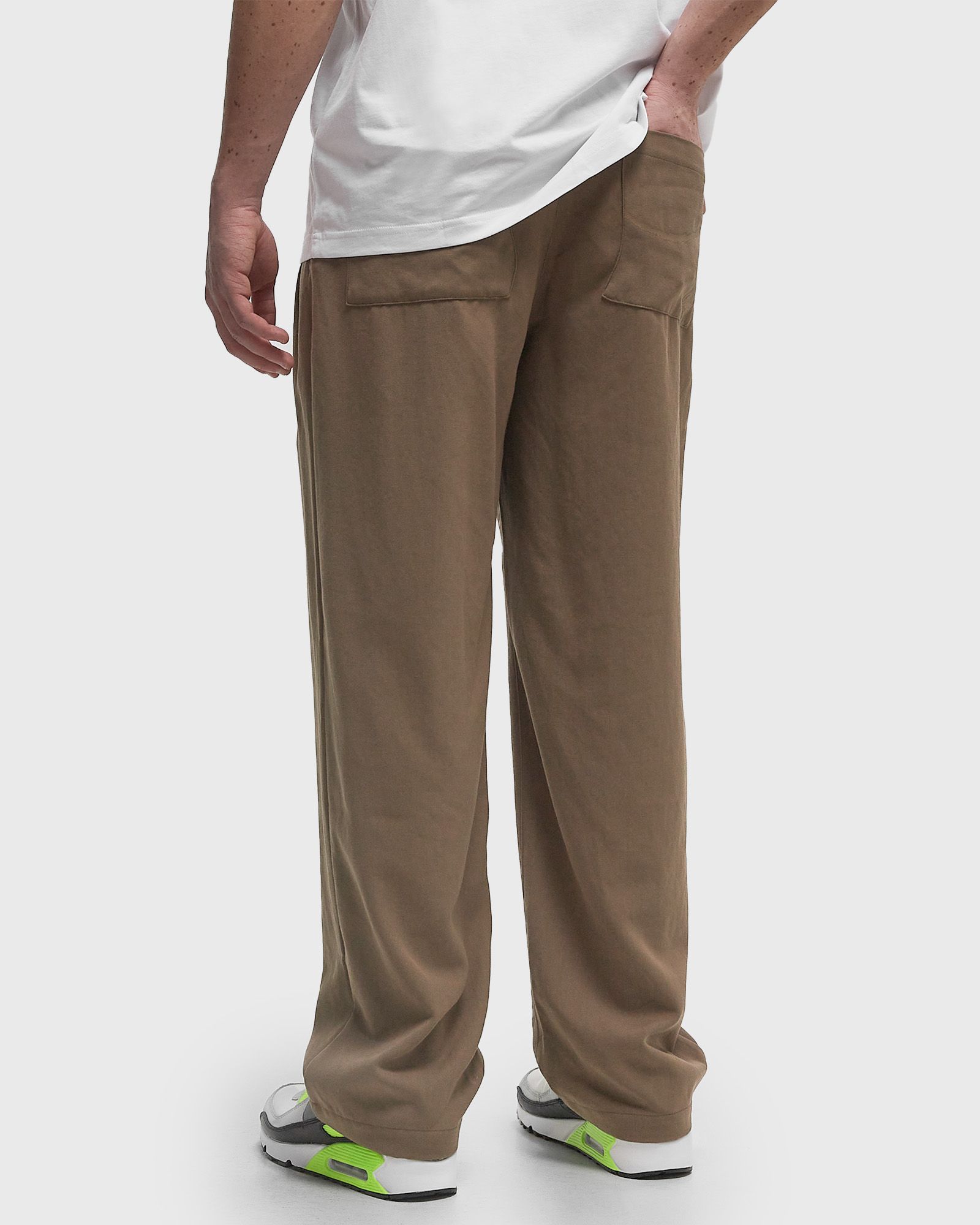 Pleated Twill Pants