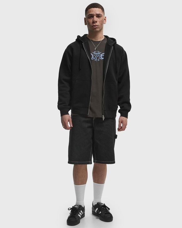 Cursive Zip-Hoodie