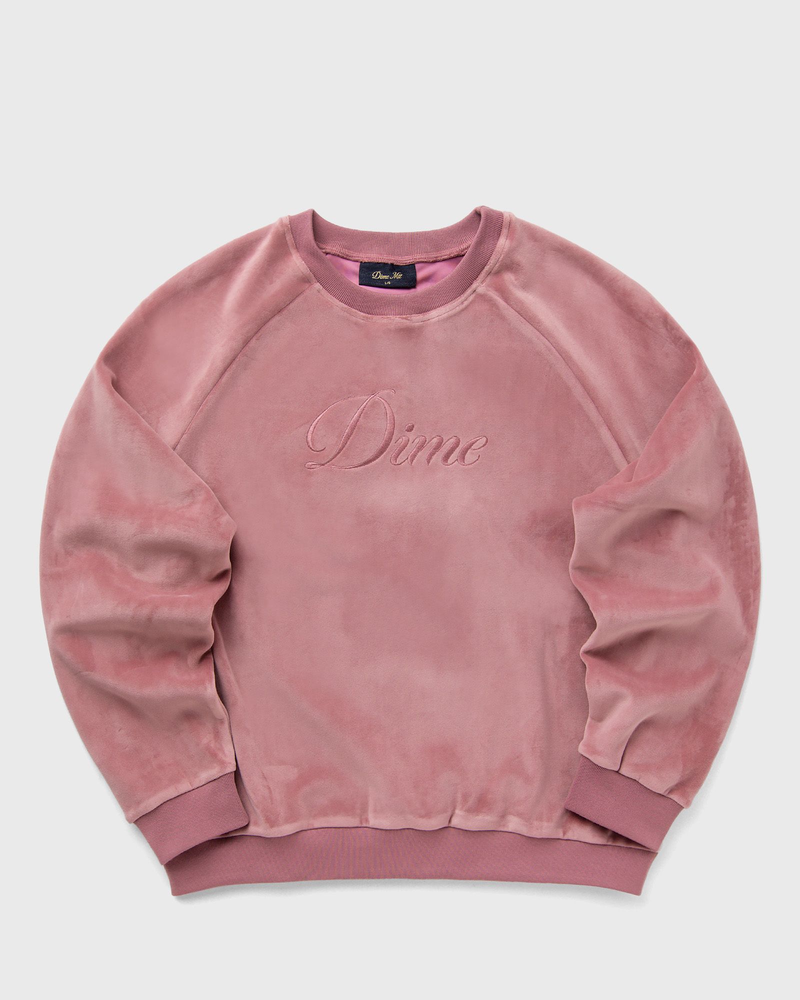 Cursive Velvet Crewneck