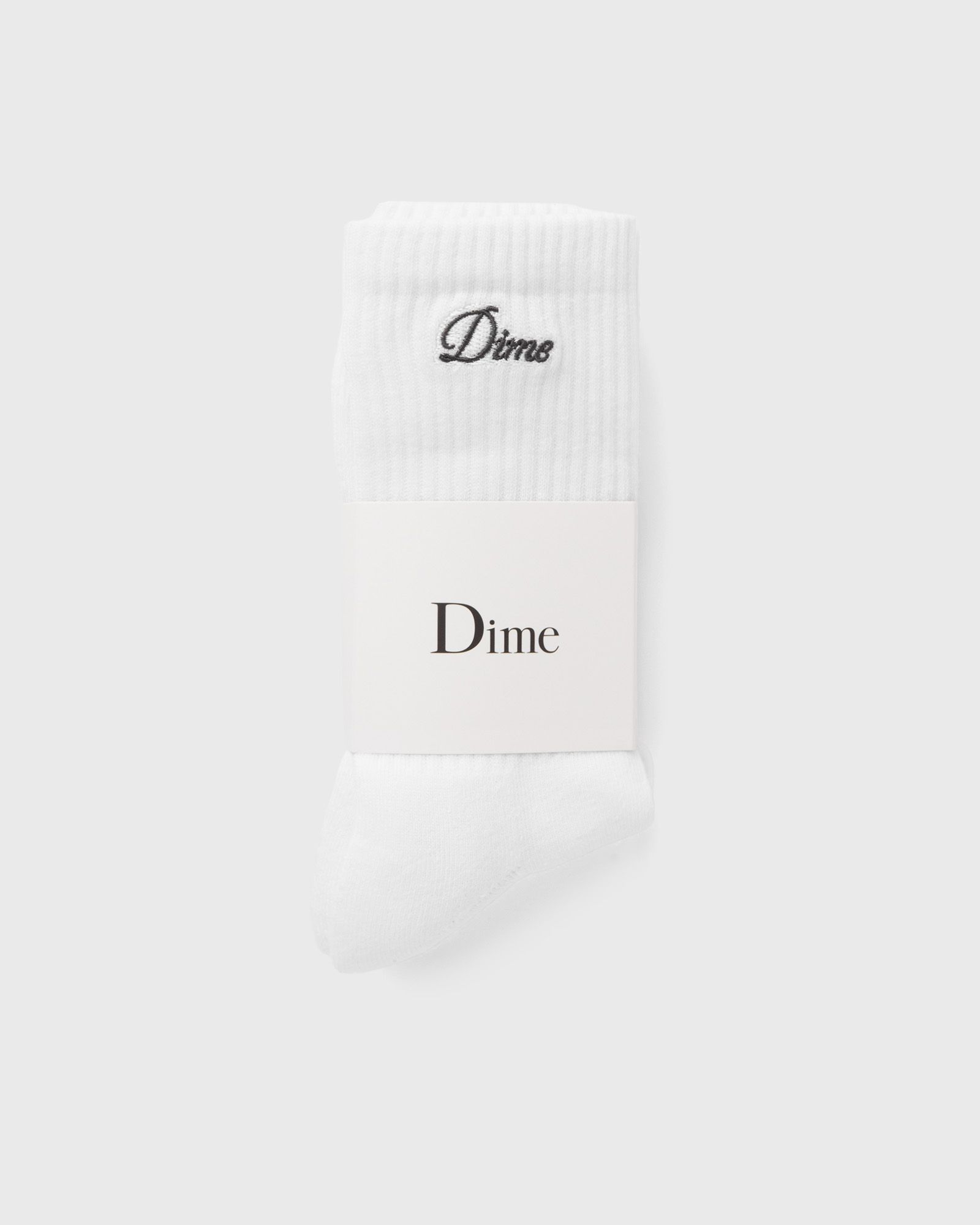 Dime MTL Dime MTL Two Pack Crew Socks in white