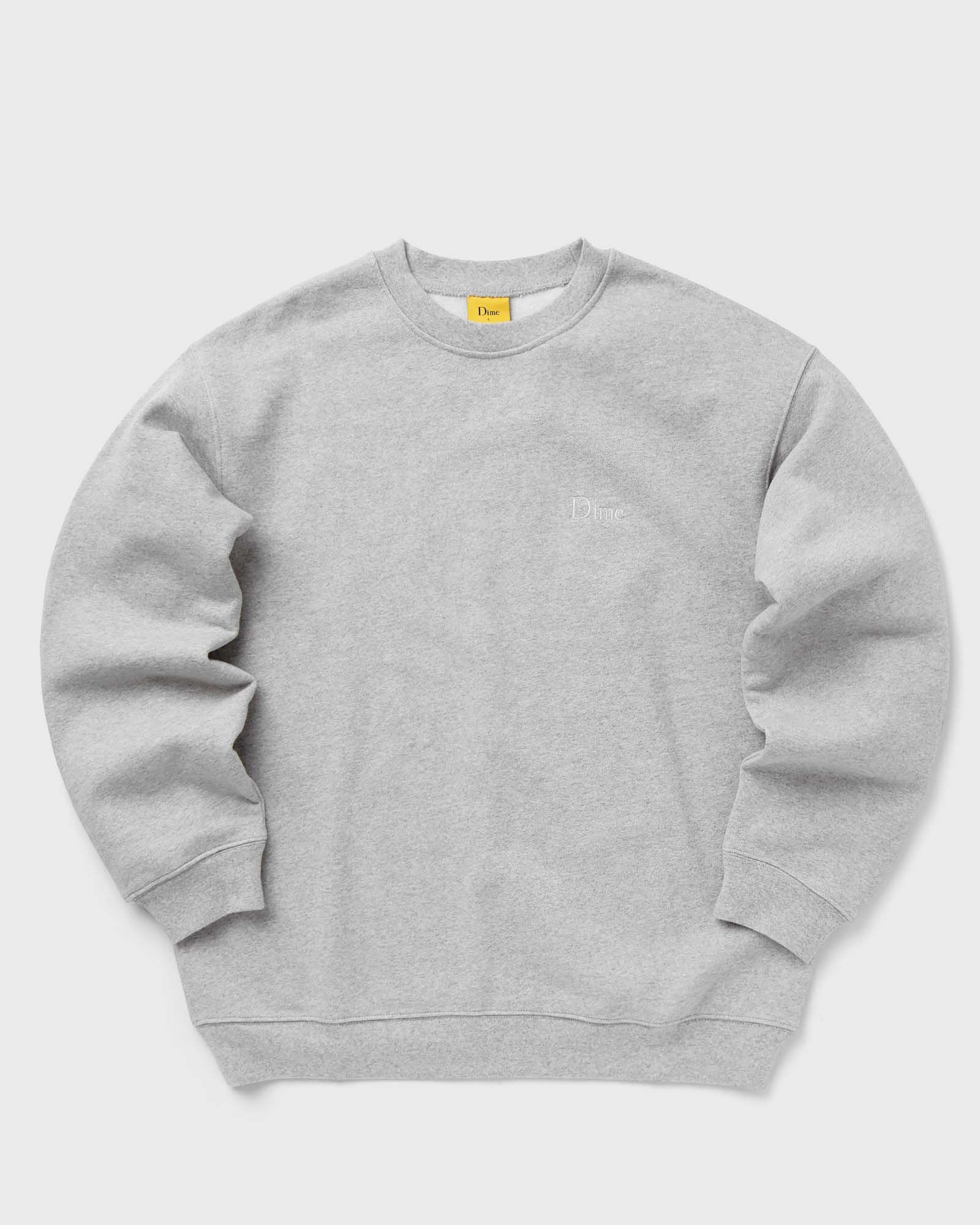 Dime MTL Classic Small Logo Crewneck Grey | BSTN Store