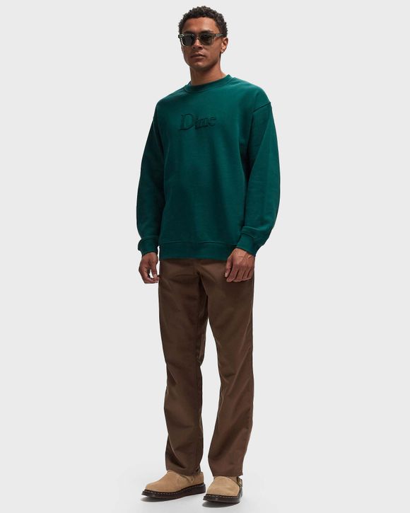 Dime MTL Classic Logo Crewneck Green BSTN Store