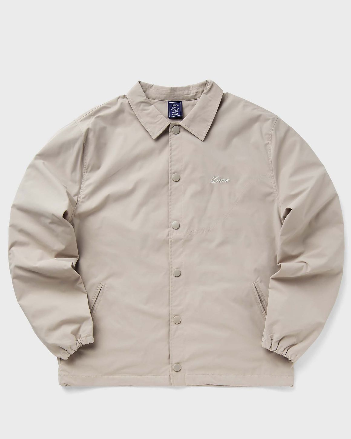 Dime MTL Cursive Coach Jacket Beige | BSTN Store