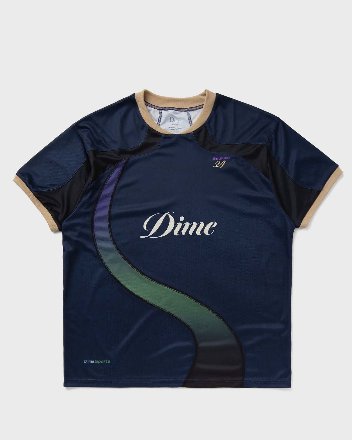 Dime MTL Pitch SS Jersey Blue - NAVY