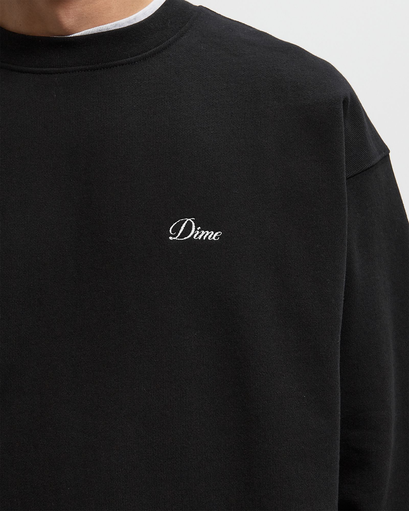 Cursive Small Logo Crewneck