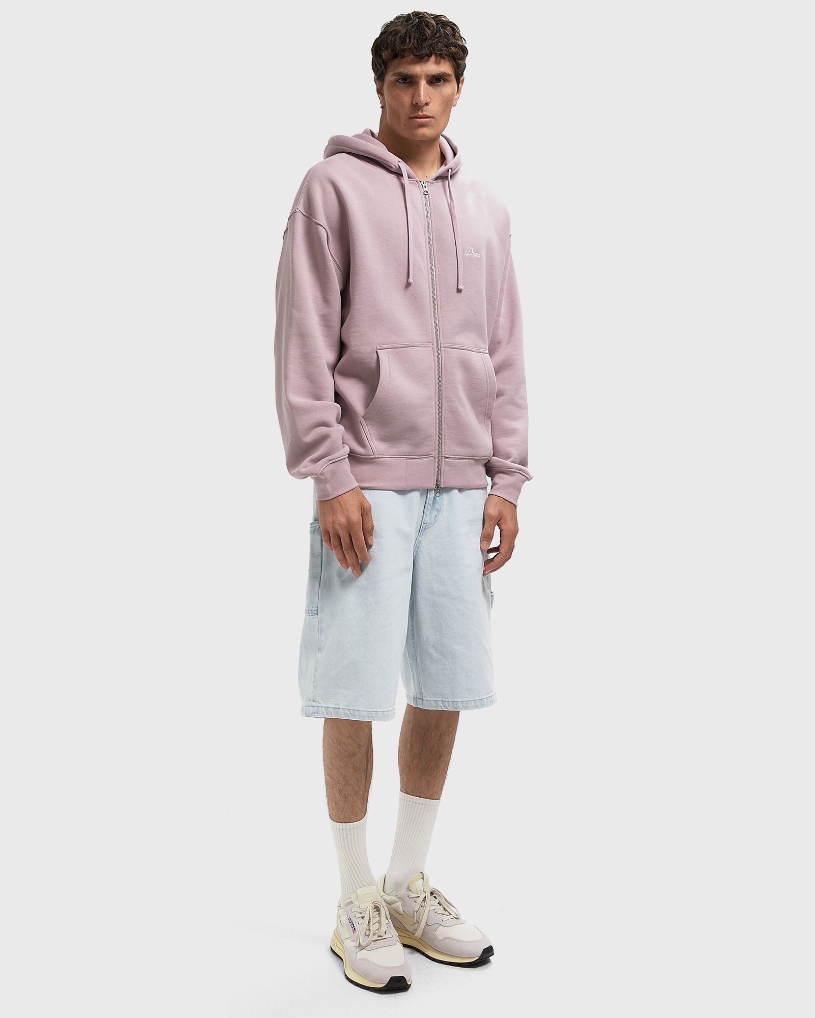 Cursive Small Logo Zip Hoodie