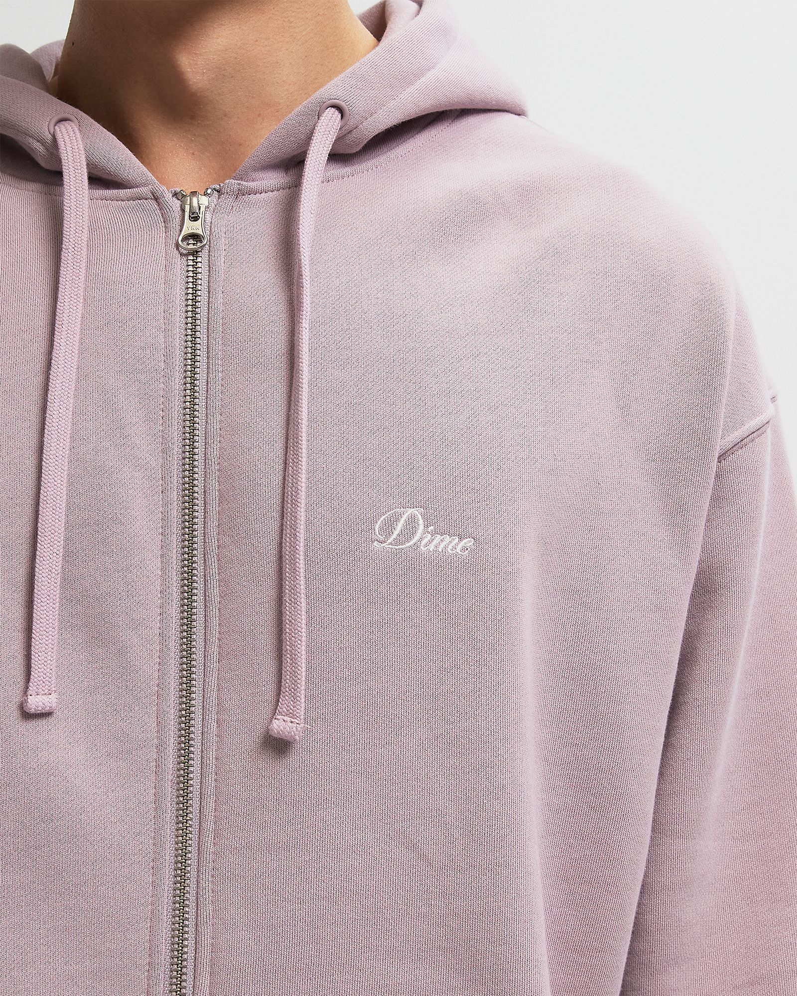 Cursive Small Logo Zip Hoodie