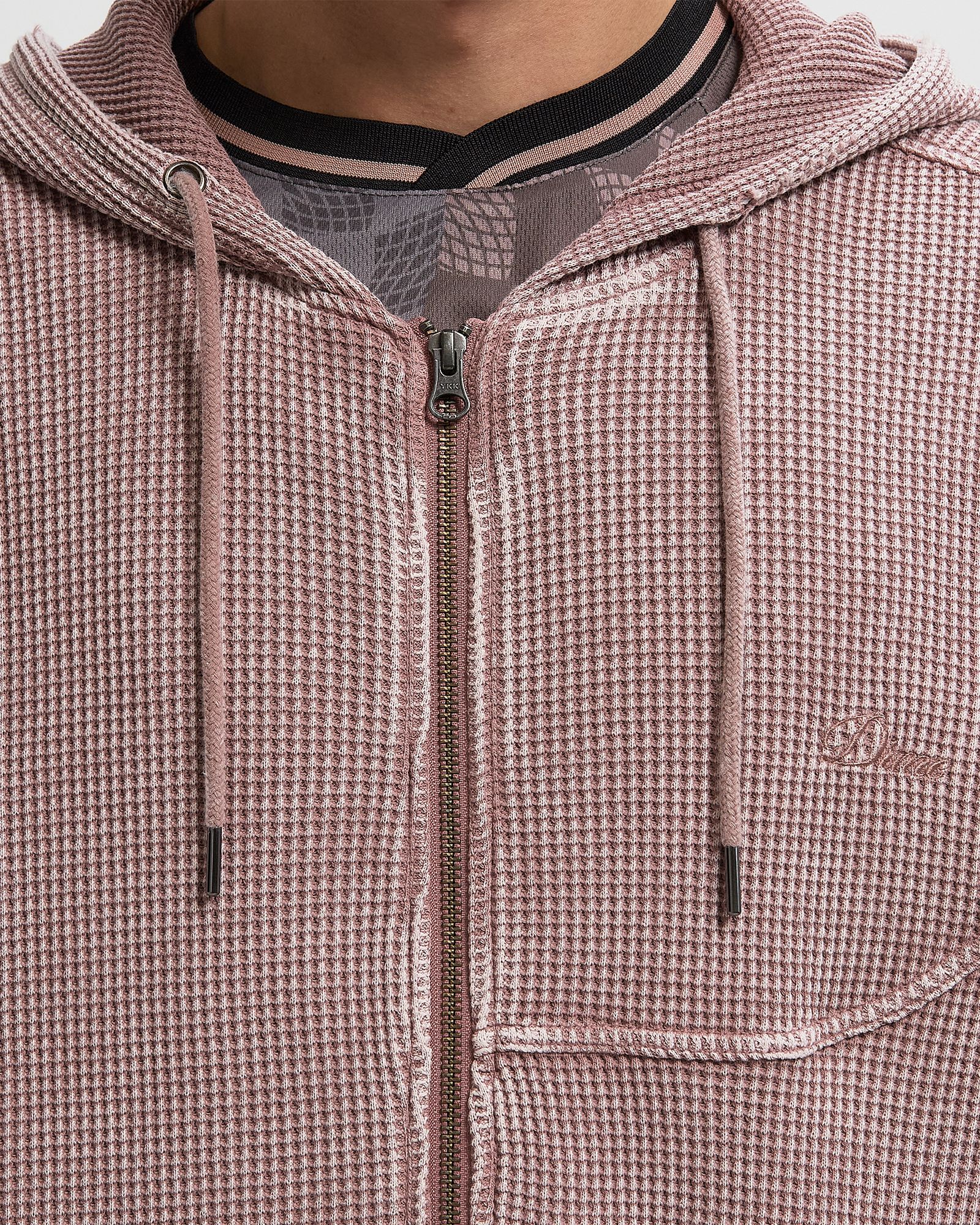 Premium Waffle Zip Hoodie