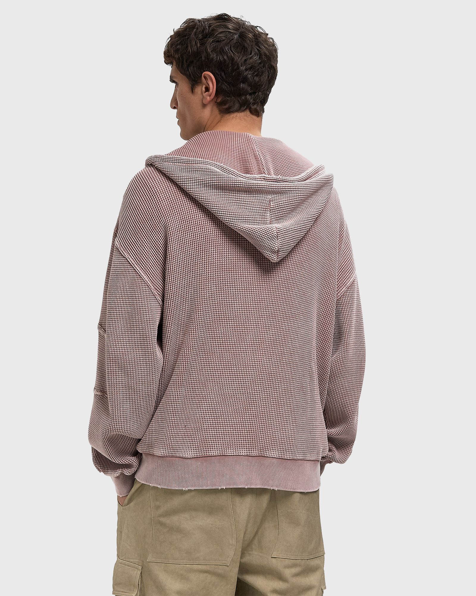 Premium Waffle Zip Hoodie