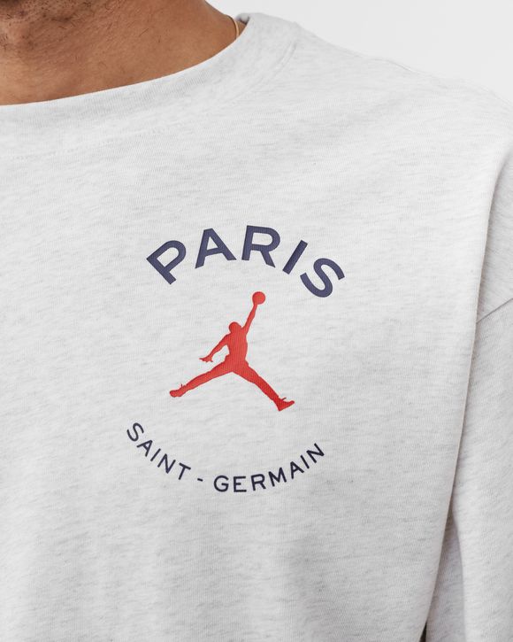 Jordan Paris Saint-Germain Long-Sleeve T-Shirt Grey | BSTN Store