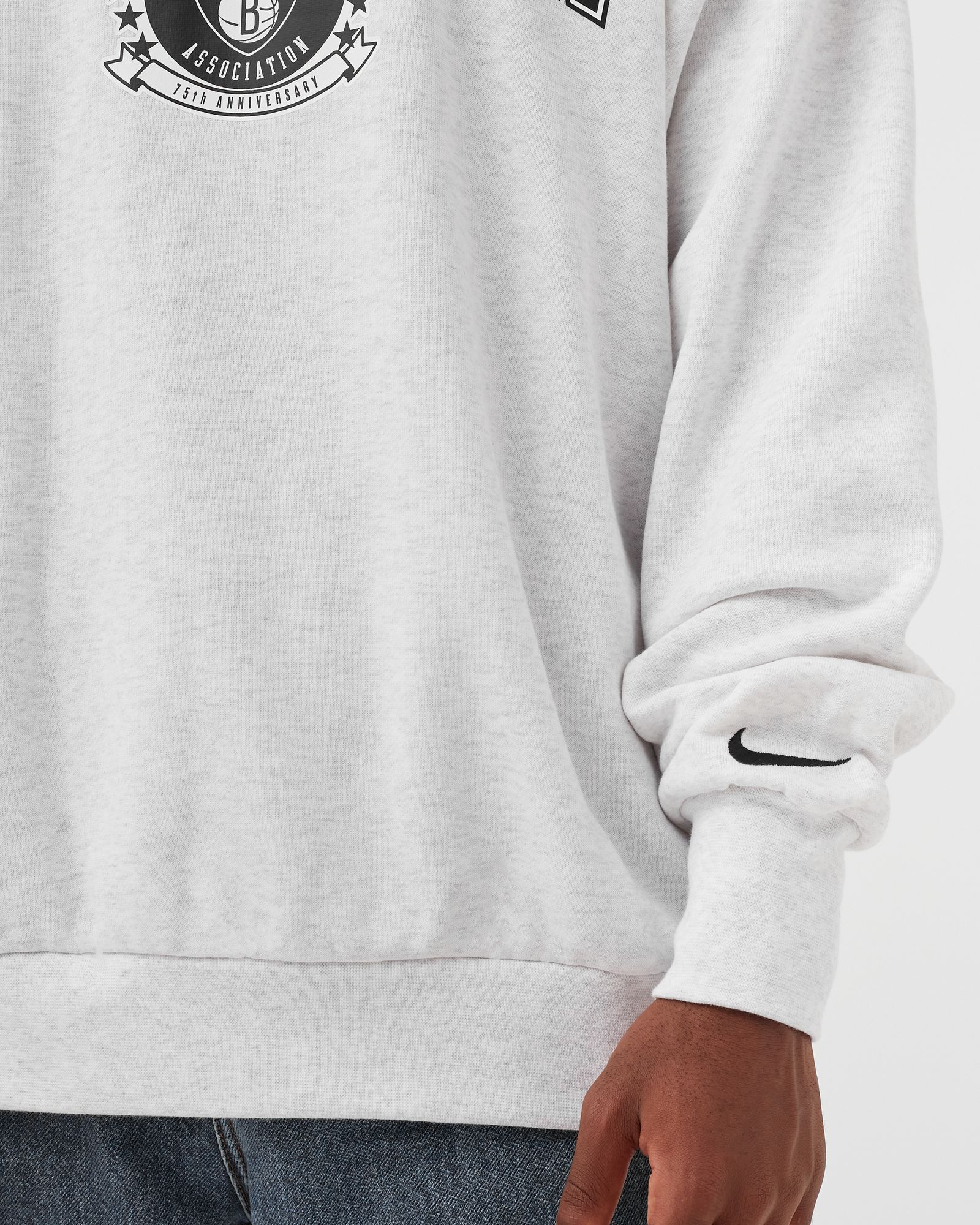 Brooklyn Nets Courtside NBA Fleece Crew Sweatshirt