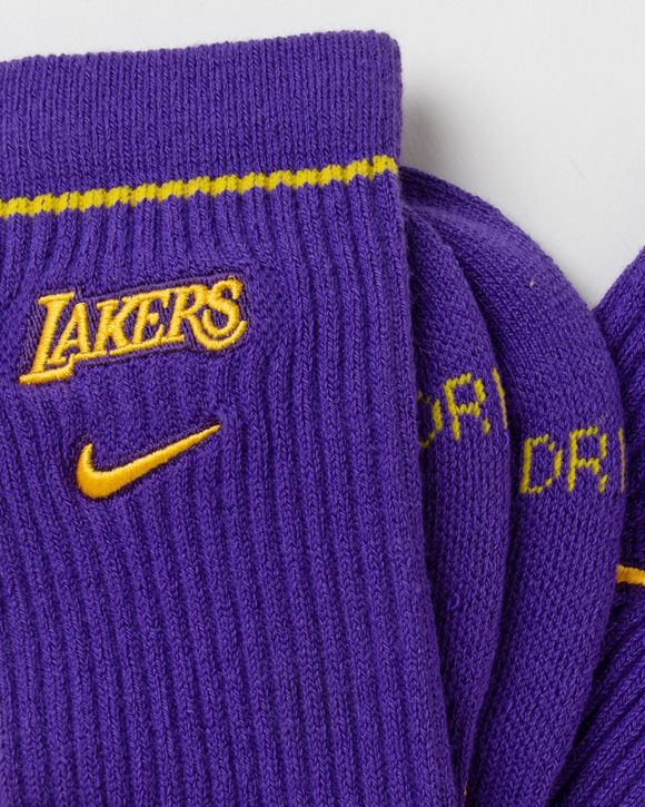 Nike nba cheap socks lakers