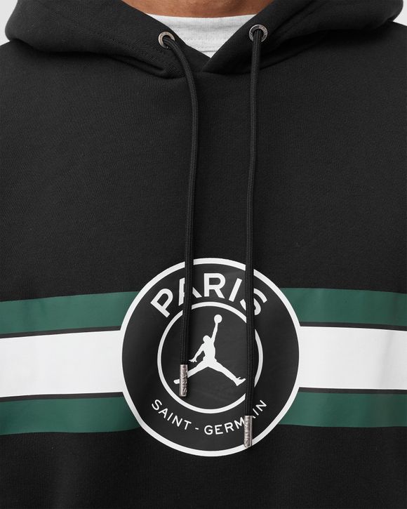 Jordan Paris Saint Germain Fleece Hoodie Black BSTN Store
