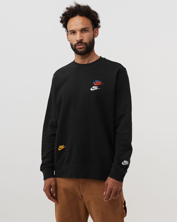 Nike foundation crew outlet sweatshirt black