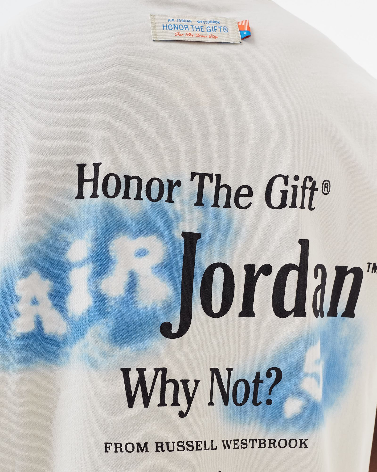 JORDAN X RUSSELL WESTBROOK X HONOR THE GIFT TEE