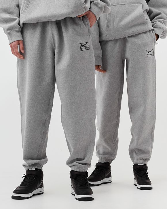 オープニングセール】 2023 Stussy x Nike Fleece Pants Grey