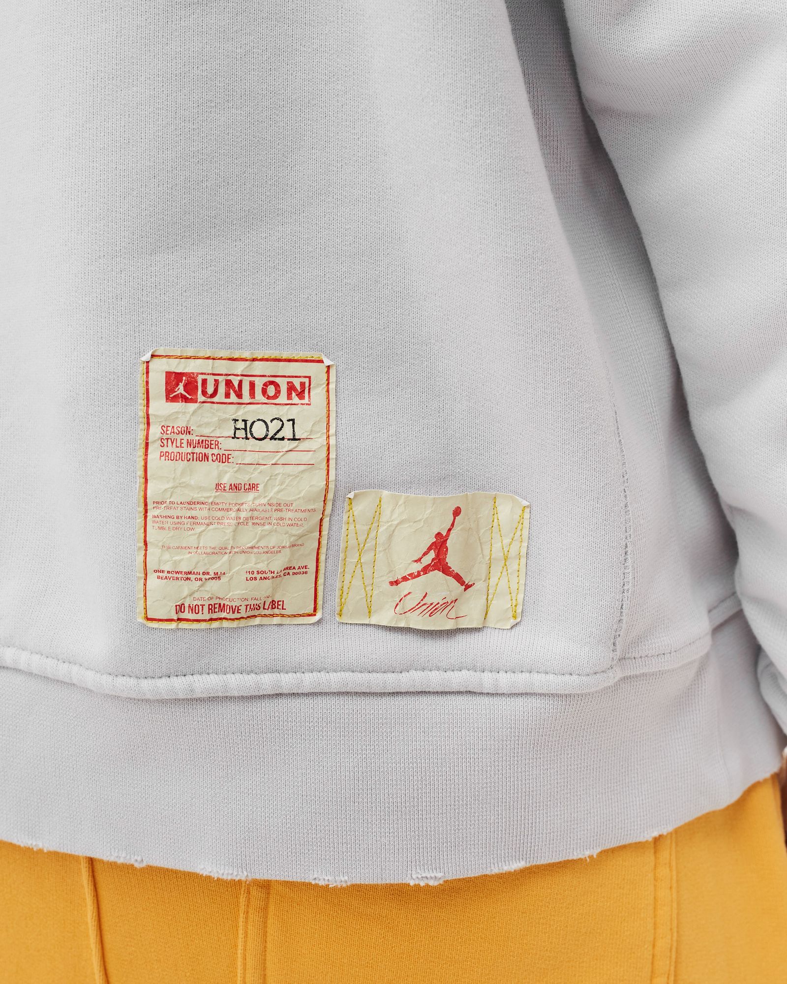 JORDAN X UNION FLEECE HOODIE