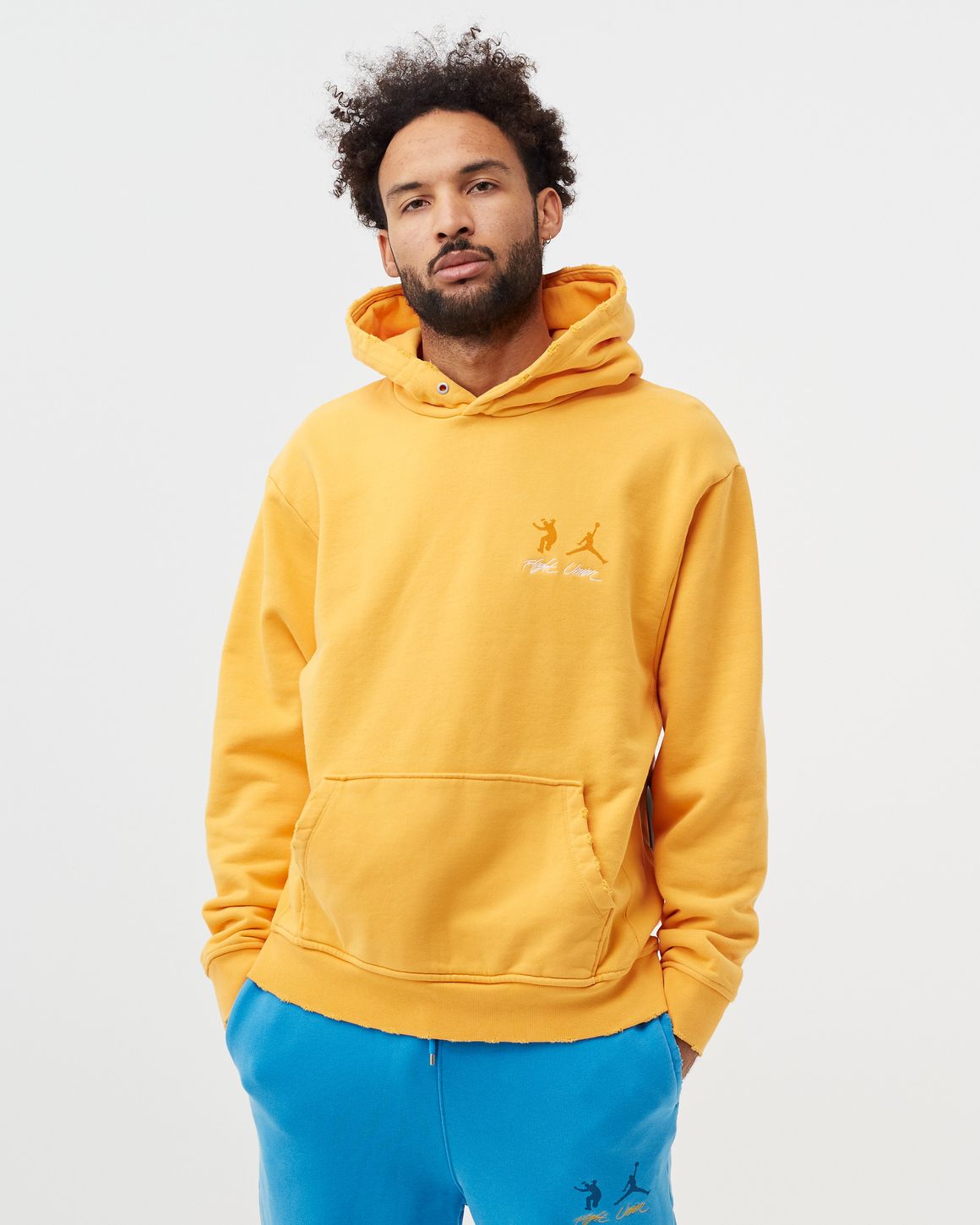 Jordan JORDAN X UNION FLEECE HOODIE Yellow BSTN Store