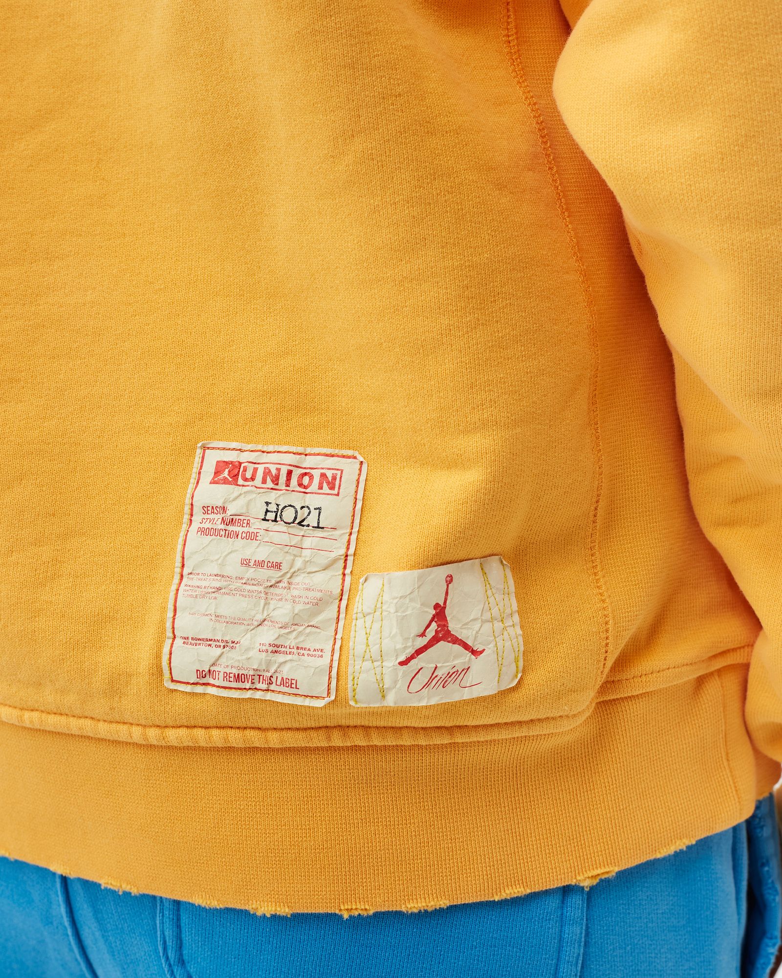 JORDAN X UNION FLEECE HOODIE