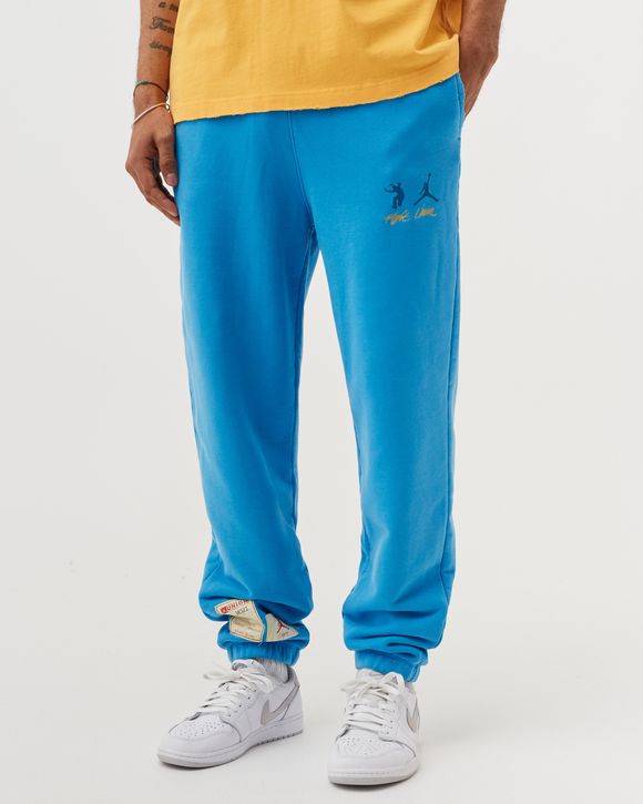 Jordan JORDAN X UNION FLEECE PANT Blue - EQUATOR BLUE/EQUATOR BLUE