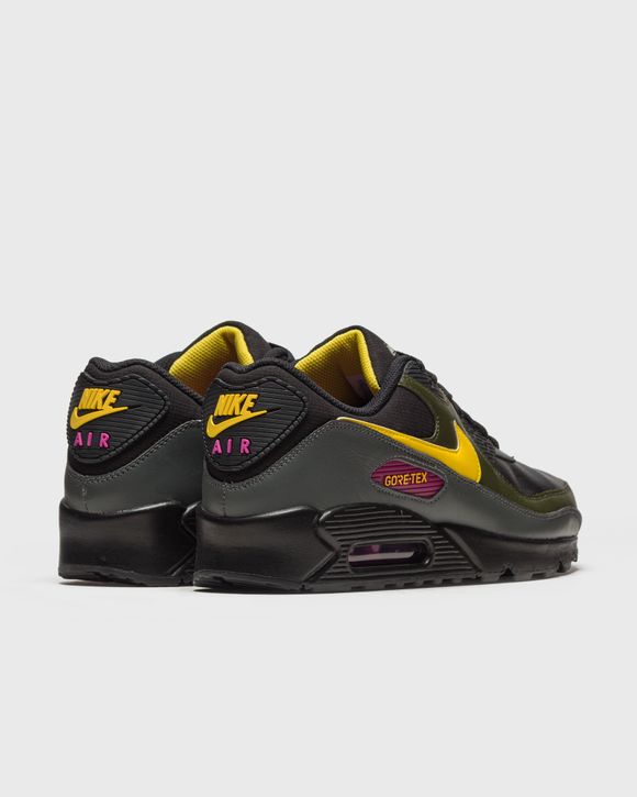 Nike Air Max 90 GTX Mens Running Trainers DJ9779 Sneakers  Shoes (UK 6 US 7 EU 40, Black Tour Yellow Cargo Khaki 001)