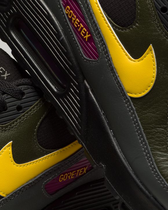 Nike Air Max 90 GTX Black BLACK TOUR YELLOW CARGO KHAKI IRON GREY