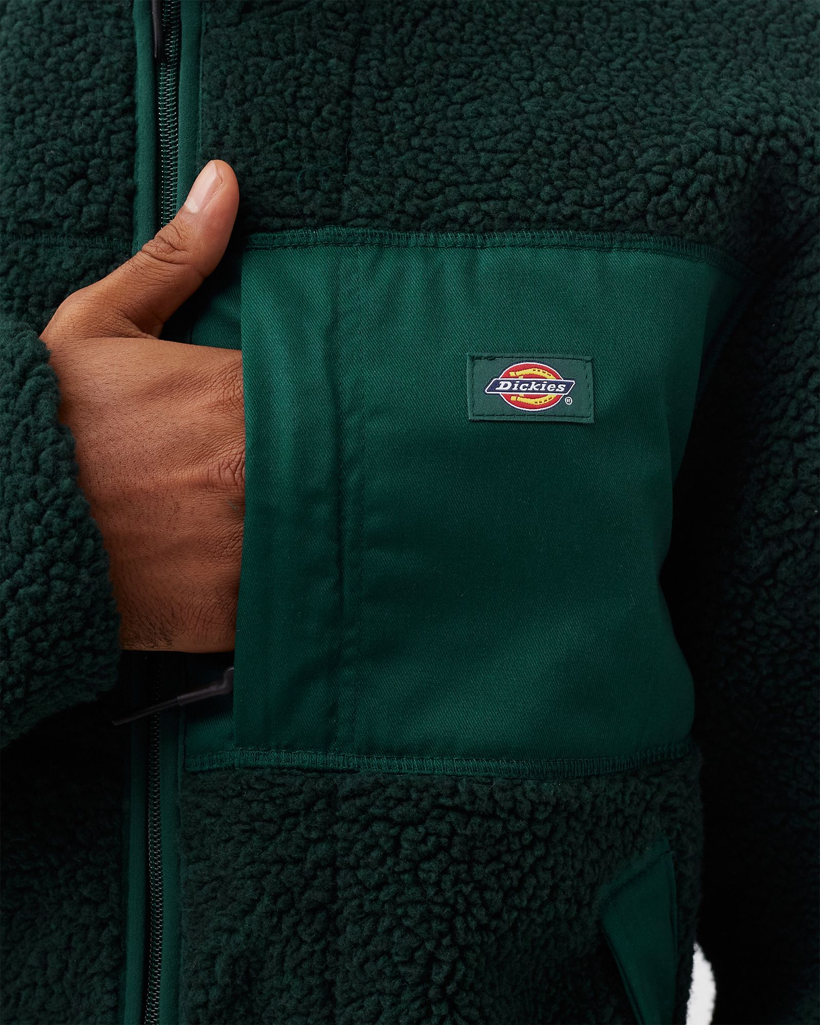 RED CHUTE SHERPA FLEECE JACKET