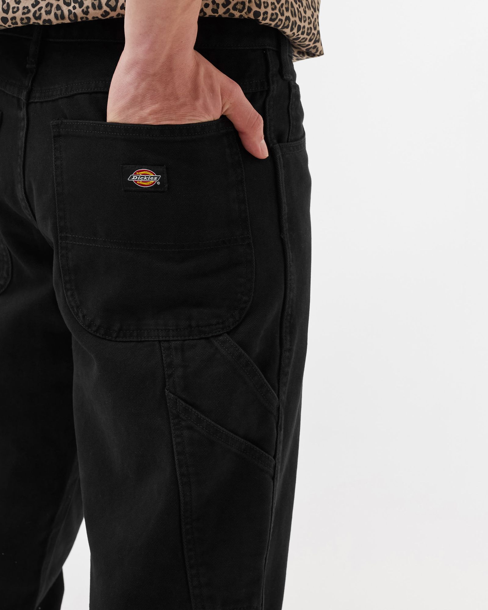 DICKIES DUCK CANVAS CARPENTER PANT SW BLACK