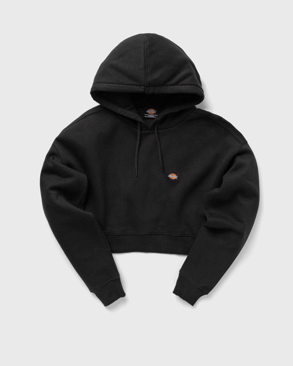 Black champion cropped outlet hoodie